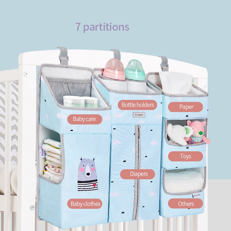 Portable Baby Crib Organizer Hanging Bag childrensterritory