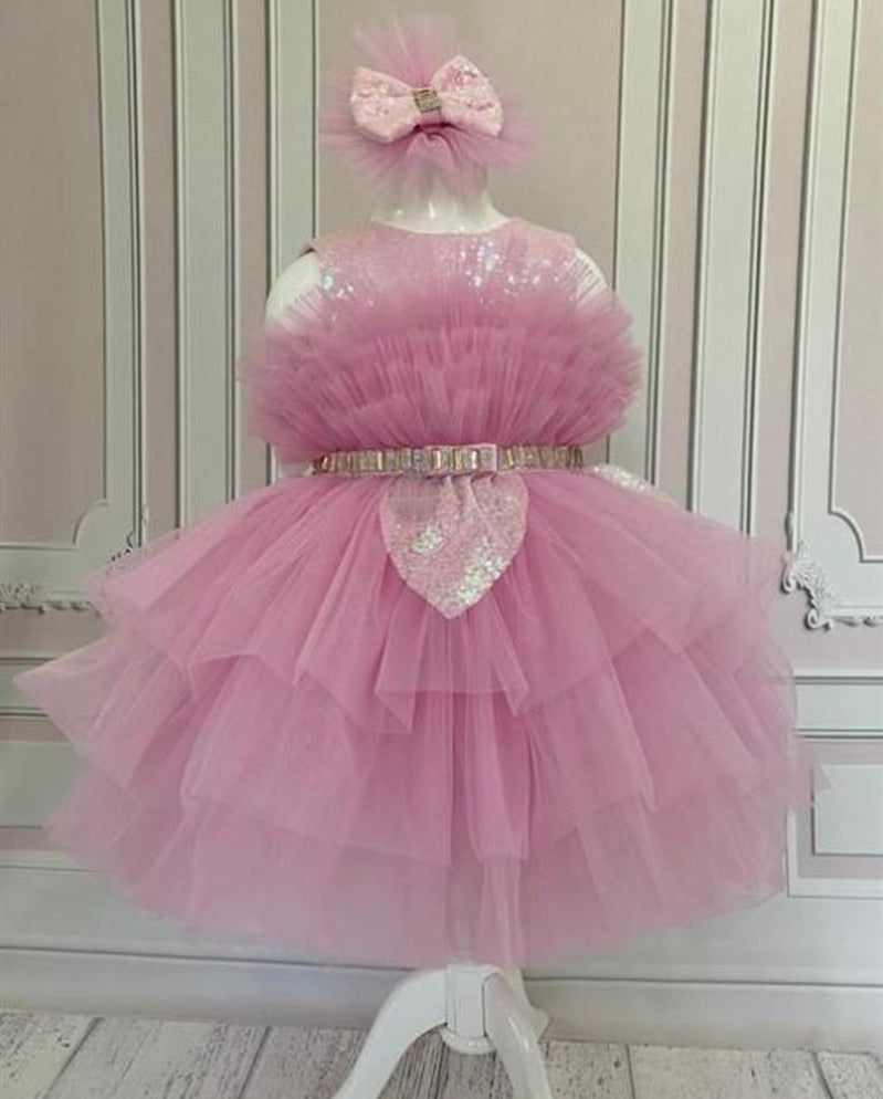Infant/Kid Girl Puffy Tulle Party Gown/Dress childrensterritory