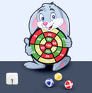 Cartoon Animal Dart Board Game with Sticky Balls for Kids childrensterritory