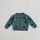 Handmade Flower Design Baby Cardigan/Knitwear childrensterritory