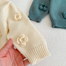 Handmade Flower Design Baby Cardigan/Knitwear childrensterritory