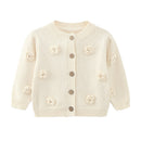 Handmade Flower Design Baby Cardigan/Knitwear childrensterritory