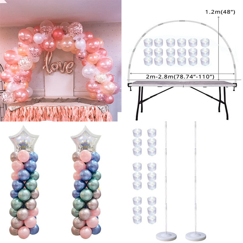 Table Balloon Arch & Accessories Set for Decorations childrensterritory
