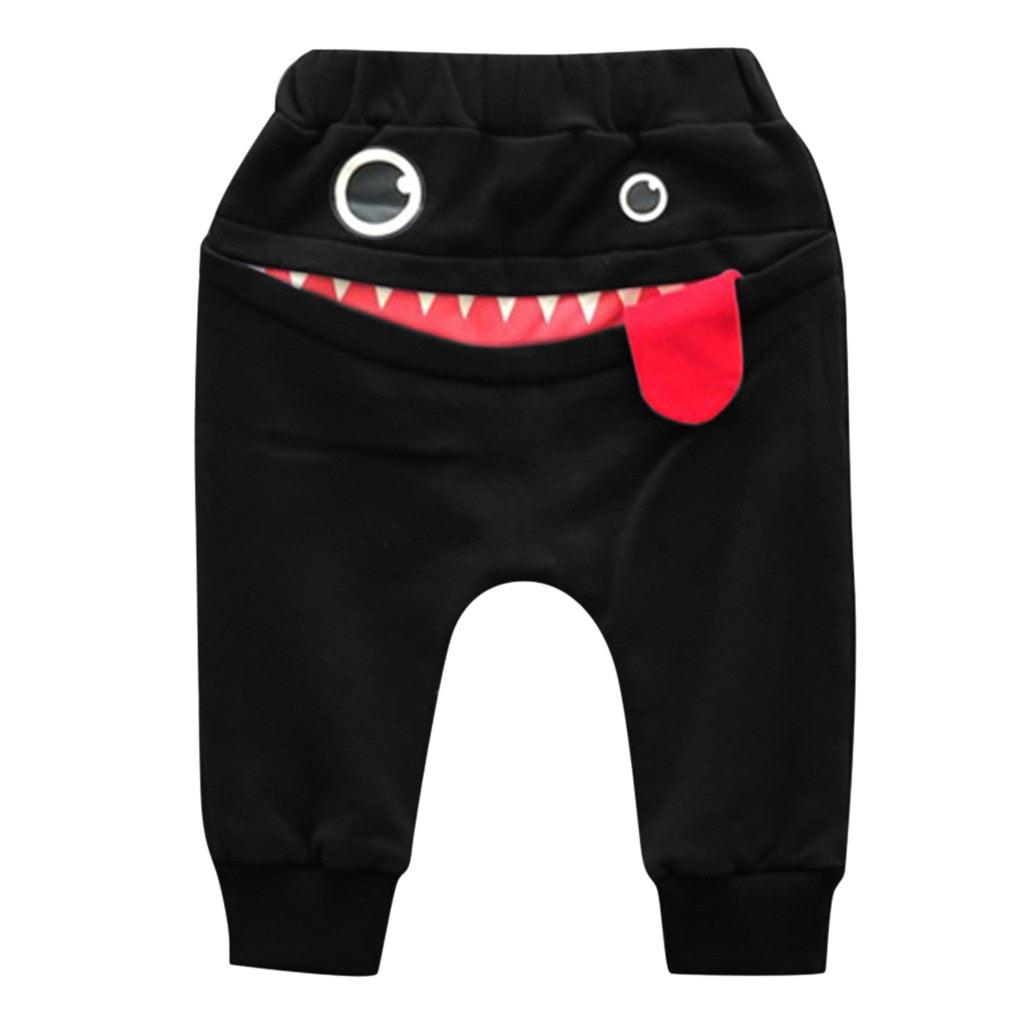 Baby Boys/Girls Cartoon Shark Trousers/Pants childrensterritory