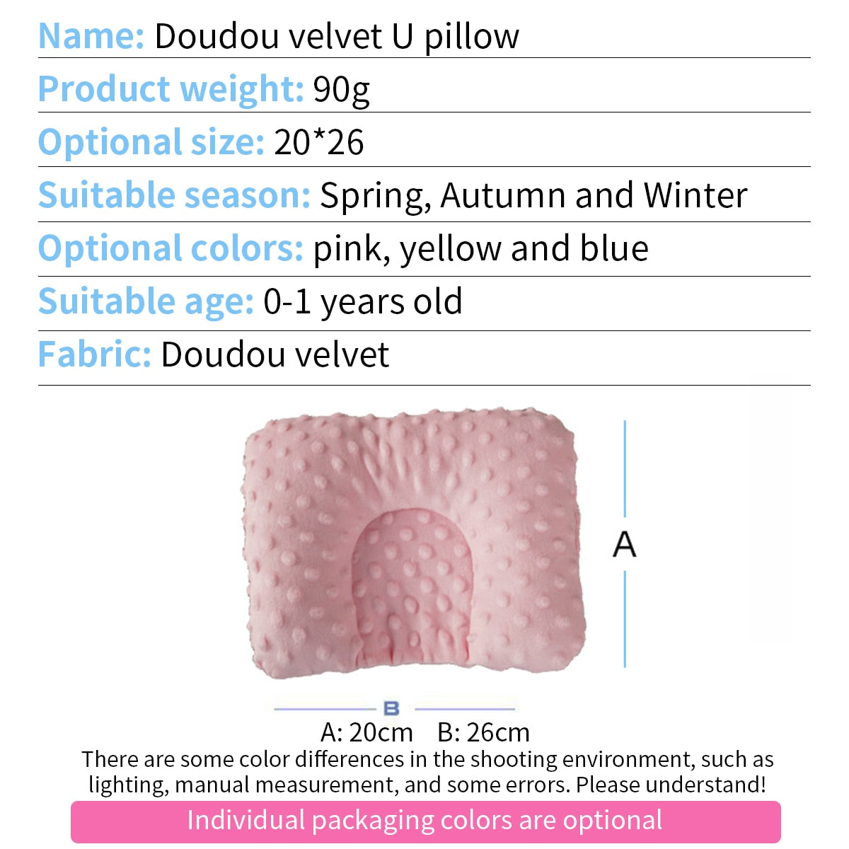 U-shaped Sleep Positioning Pillows For Babies childrensterritory