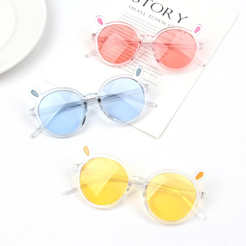 Vintage Round Sunglasses for Kids Boys &amp; Girls childrensterritory