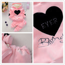 Baby Girls Letter Print Hooded Tracksuit Set childrensterritory
