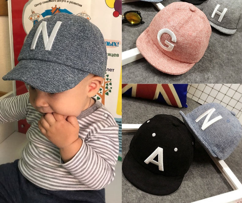 Baby/Toddler Letter Print Adjustable Sun Cap childrensterritory