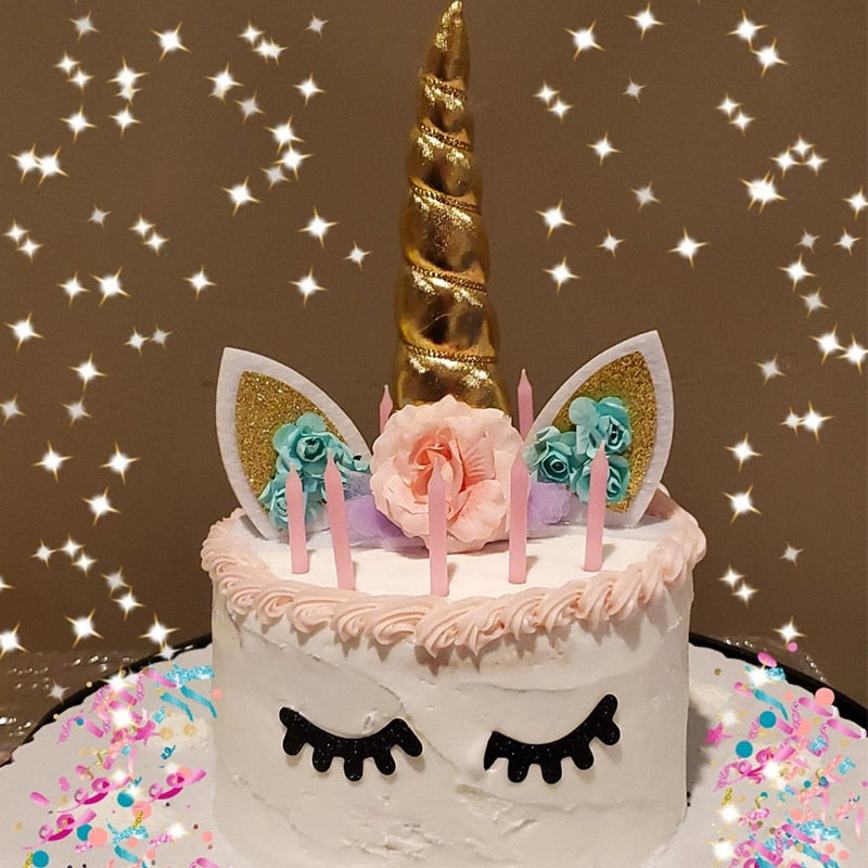 Kids Unicorn Theme Birthday Party Decorations Set childrensterritory