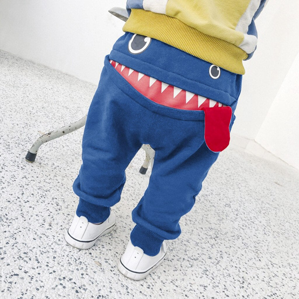 Baby Boys/Girls Cartoon Shark Trousers/Pants childrensterritory