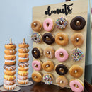 Wooden Donut Wall/Stand for Party Decoration childrensterritory