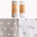 2 Pieces Pack Muslin Cotton Baby Swaddles/Blankets childrensterritory