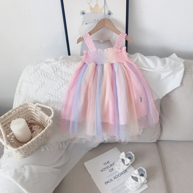 Kids Girls Tutu Princess Dress for Summer Party childrensterritory