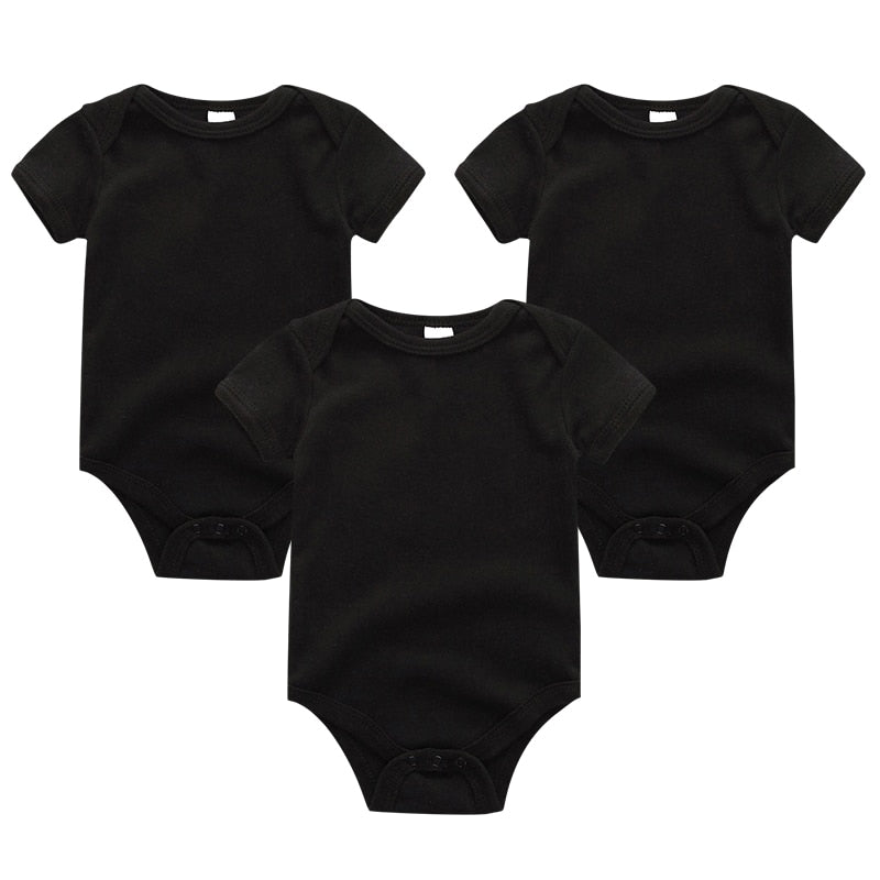 3 Pieces Baby Unisex Cotton Rompers/Jumpsuits childrensterritory