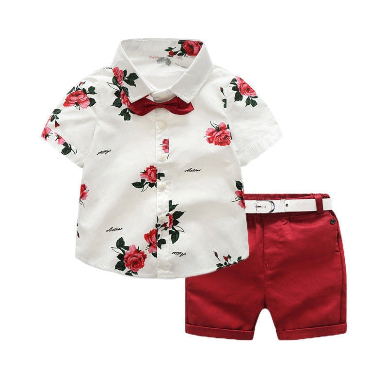 Kids Boys 2Pcs Gentleman Party Suit Set childrensterritory
