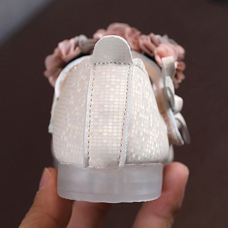 Kids Girls Flats Lace Flower Princess Party Shoes childrensterritory