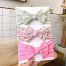 3Pcs/Lot Bow Knot Elastic Hair Bands for Baby Girls childrensterritory