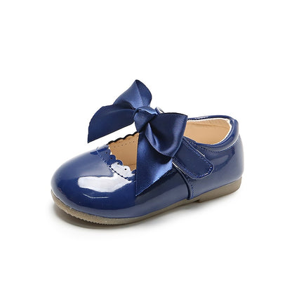 Baby/Kids Girls Bow Patent Leather Princess Shoes childrensterritory