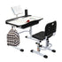 70cm Kids Study Table And Chair Set w/Reading Stand childrensterritory