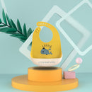 Adjustable & Waterproof Silicone Baby Bibs with Pocket childrensterritory