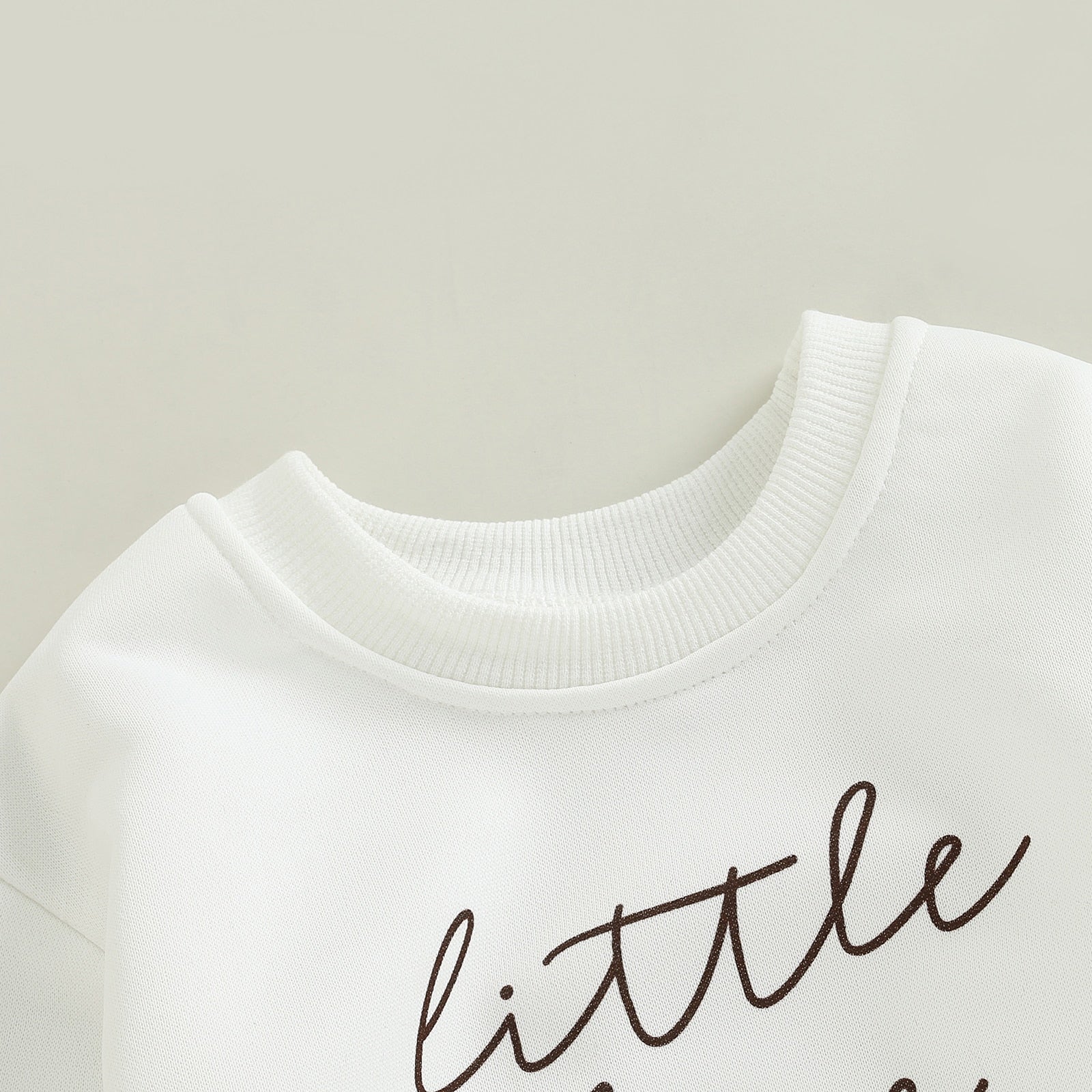 Infant Girl Boy Long Sleeve Letter Printed Bodysuit childrensterritory