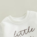 Infant Girl Boy Long Sleeve Letter Printed Bodysuit childrensterritory