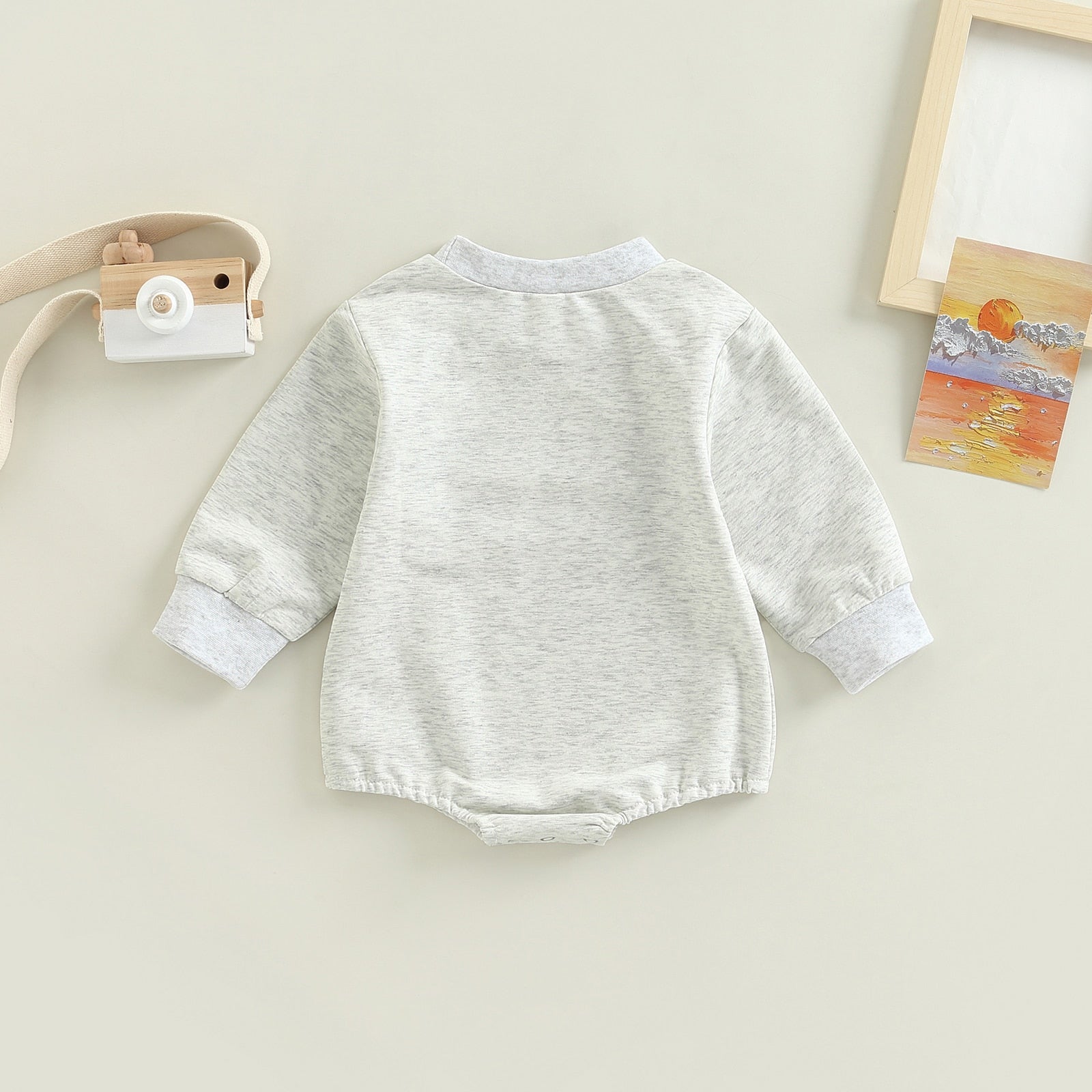 Infant Girls Boys Rugby Letters Print Rompers childrensterritory