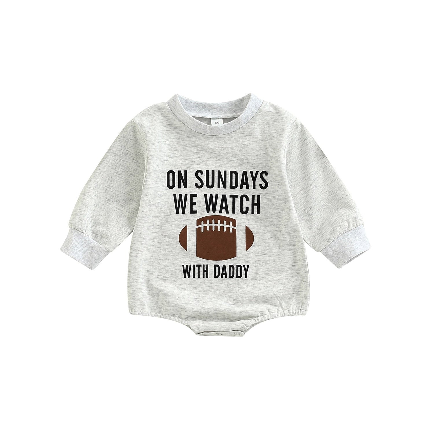 Infant Girls Boys Rugby Letters Print Rompers childrensterritory