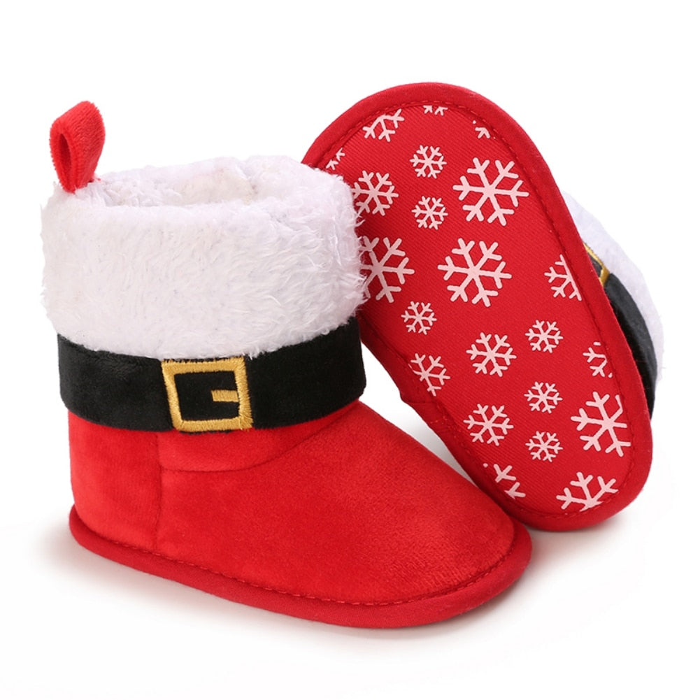 Infant Warm Soft Sole Fleece Snow Boots childrensterritory