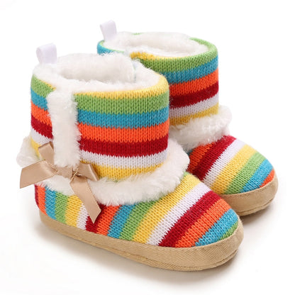 Infant Warm Soft Sole Fleece Snow Boots childrensterritory