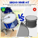 Jazz Drum Set for Toddler/Kids w/Keyboard/Cymbal/Microphone childrensterritory