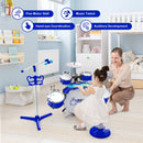 Jazz Drum Set for Toddler/Kids w/Keyboard/Cymbal/Microphone childrensterritory