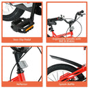Kids 16" Adjustable Freestyle Bicycle w/ Training Wheels childrensterritory