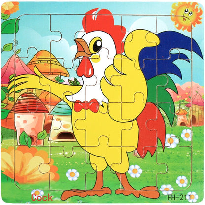 Kids 20 Pieces Wooden Jigsaw Puzzles/Educational Toys childrensterritory