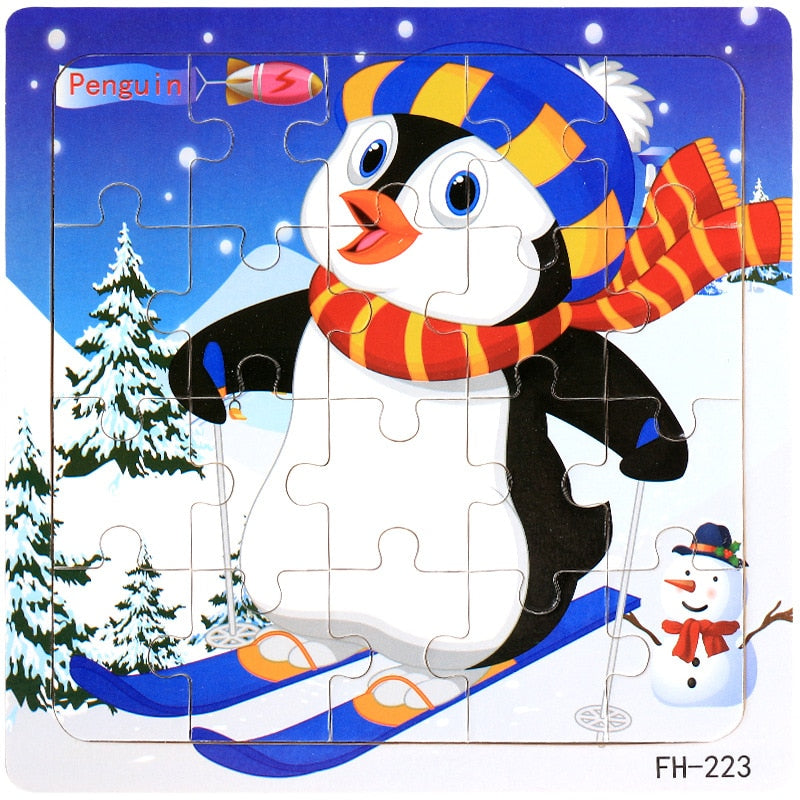 Kids 20 Pieces Wooden Jigsaw Puzzles/Educational Toys childrensterritory