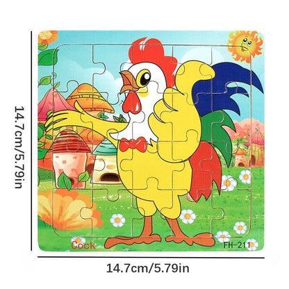 Kids 20 Pieces Wooden Jigsaw Puzzles/Educational Toys childrensterritory