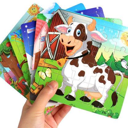 Kids 20 Pieces Wooden Jigsaw Puzzles/Educational Toys childrensterritory