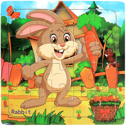 Kids 20 Pieces Wooden Jigsaw Puzzles/Educational Toys childrensterritory