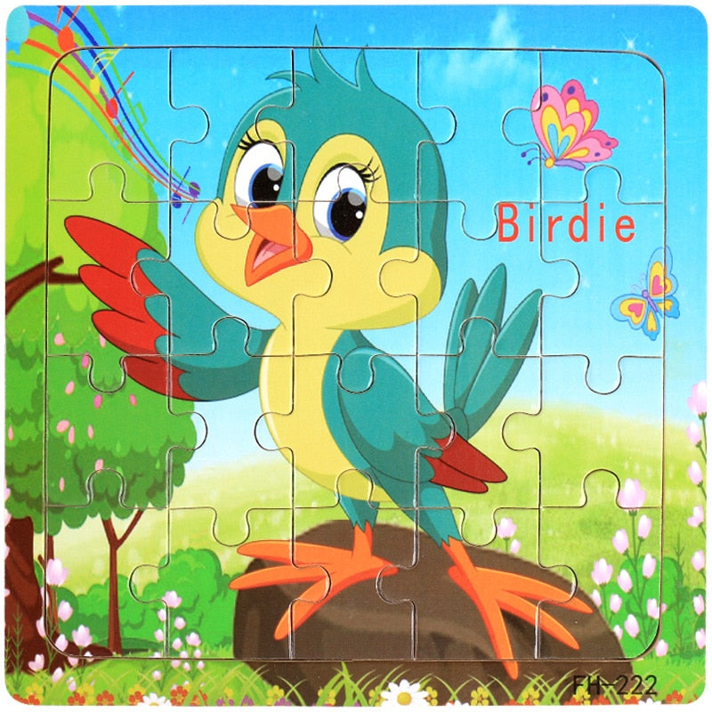 Kids 20 Pieces Wooden Jigsaw Puzzles/Educational Toys childrensterritory