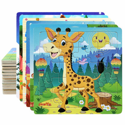 Kids 20 Pieces Wooden Jigsaw Puzzles/Educational Toys childrensterritory