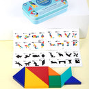 Kids 3D Wooden Tangram Puzzle/Educational Toys childrensterritory