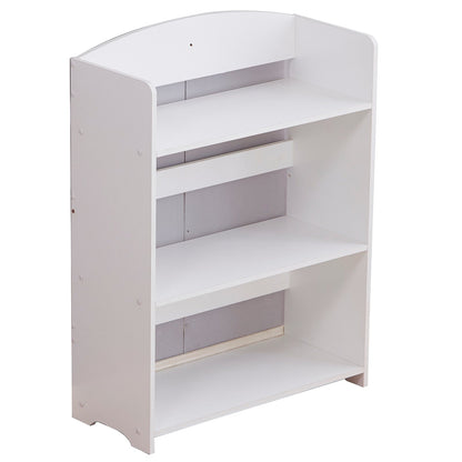 Kids 4 Tier Wooden Standing Book Shelf/Storage Unit childrensterritory