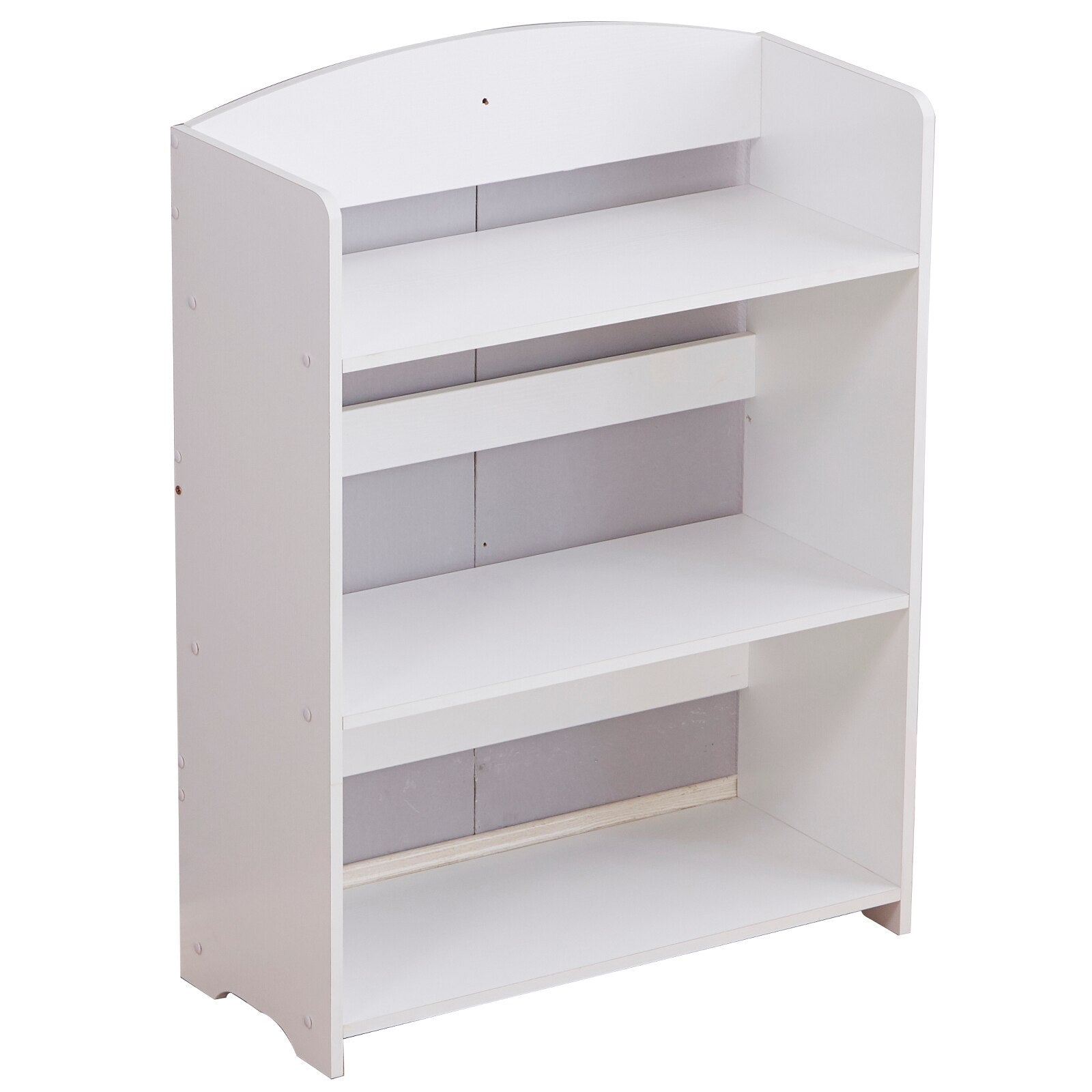 Kids 4 Tier Wooden Standing Book Shelf/Storage Unit childrensterritory