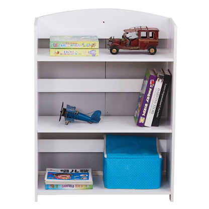 Kids 4 Tier Wooden Standing Book Shelf/Storage Unit childrensterritory