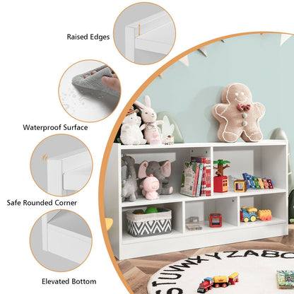Kids 5-Cube Wood Toy Storage Cabinet childrensterritory