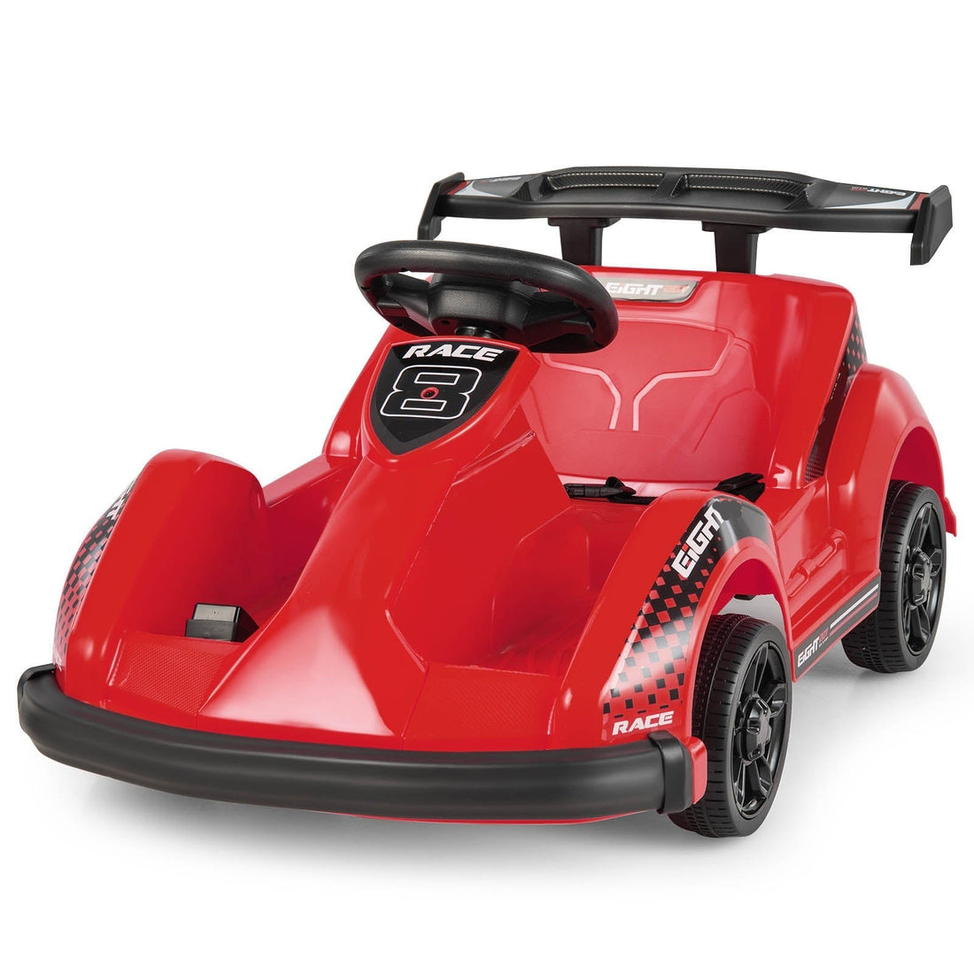 Kids 6V Battery Powered Ride On Racer w/ Bumper & Music childrensterritory