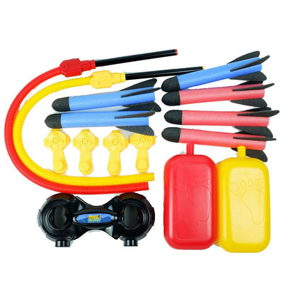 Kids Air Pressed Stomp Foam Rocket Launcher Toy childrensterritory
