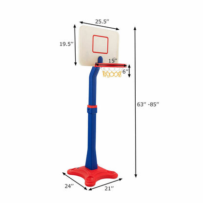 Kids Basketball Hoop Stand W/ Adjustable Height childrensterritory