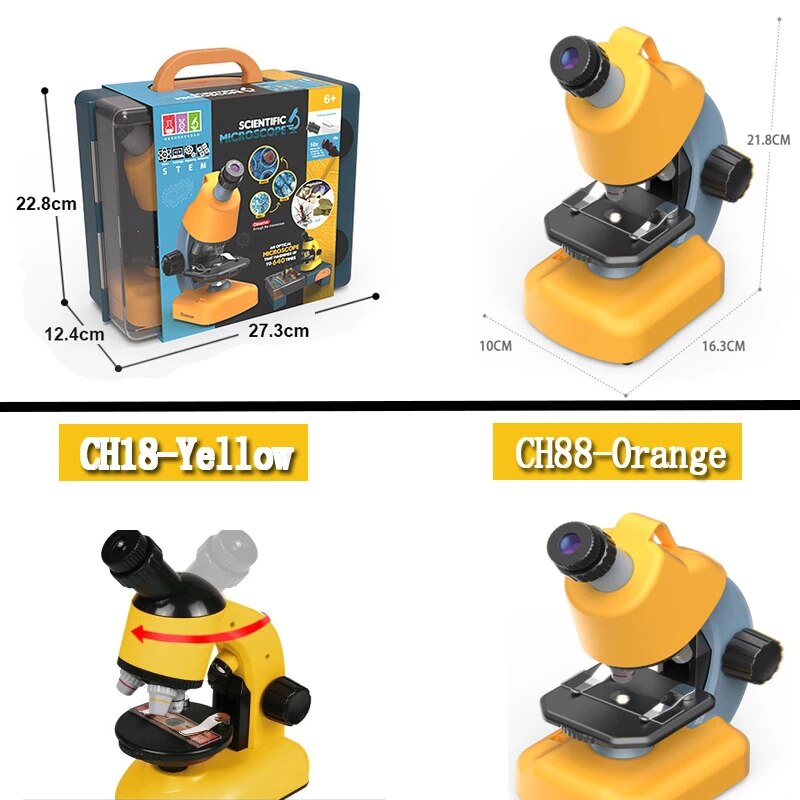 Kids Biological Microscope Kit/Educational Toy childrensterritory