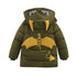 Kids Boys Cotton-padded Cartoon Monster Jacket childrensterritory